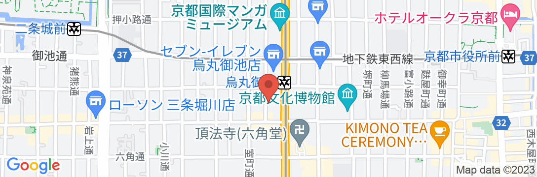 東急ステイ京都三条烏丸(旧東急ステイ京都両替町通(三条烏丸))の地図