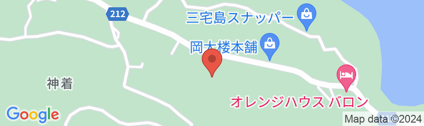 プチホテル あいらんど <三宅島>の地図