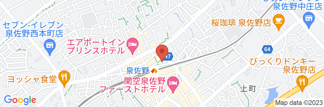 ステイザ大阪の地図