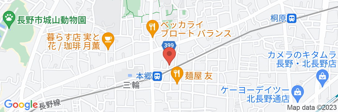 Backpackers Dorms Miwaの地図