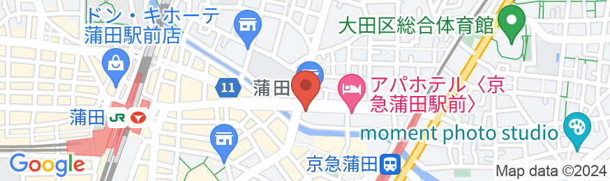 ホテルルートイン東京蒲田-あやめ橋-の地図