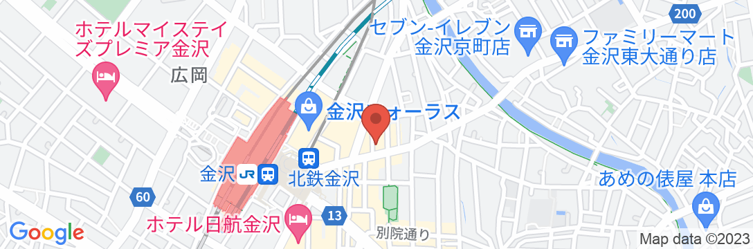 岡ホテルの地図