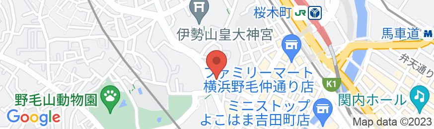 ゲストハウスFUTARENO-横浜野毛みなとみらいの宿-の地図
