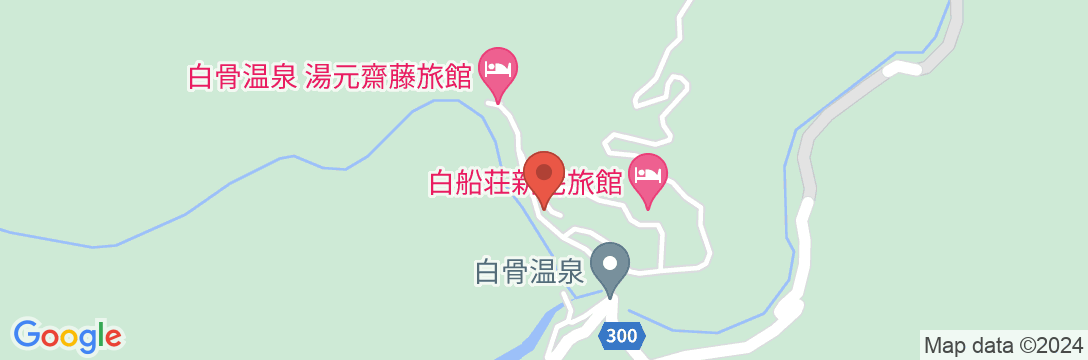 白骨温泉 湯元齋藤別館の地図