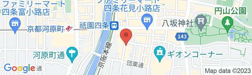 京都グランベルホテルの地図