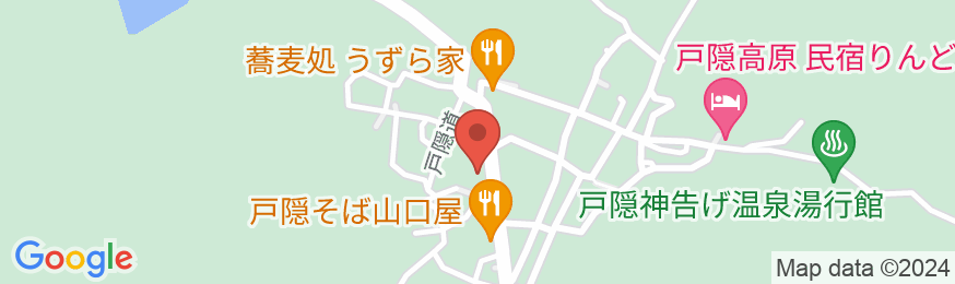 戸隠山宿坊 妙光院 武田旅館の地図