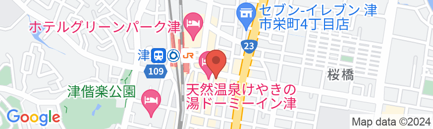 APOA HOTEL津(アポアホテル)の地図