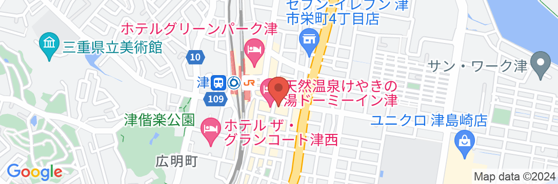 APOA HOTEL津(アポアホテル)の地図