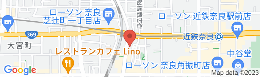 センチュリオンホテルクラシック奈良の地図