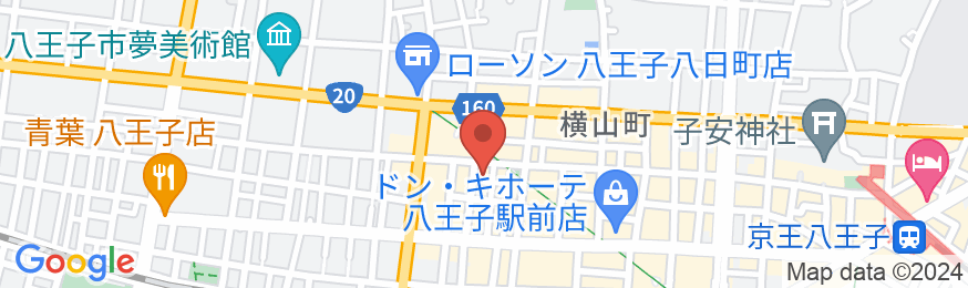 東京民宿 八王子之家の地図