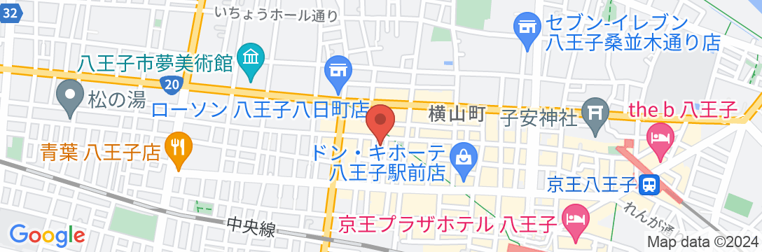 東京民宿 八王子之家の地図