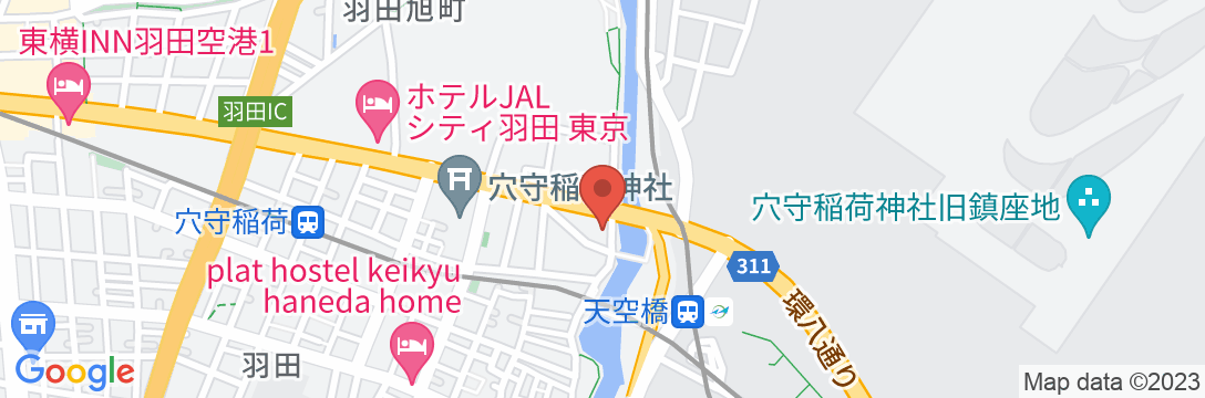 京急EXイン羽田の地図