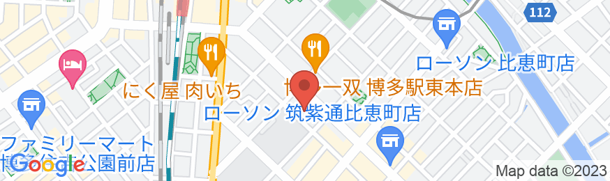 天然温泉 博多原鶴の湯 スーパーホテルLohas博多駅・筑紫口天然温泉の地図