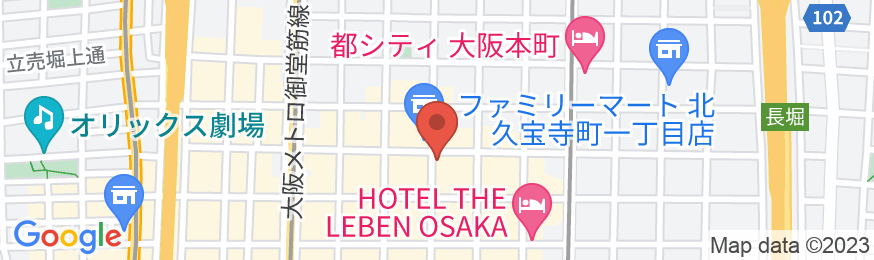 HOTEL Cargo Shinsaibashi(ホテルカーゴ心斎橋)の地図