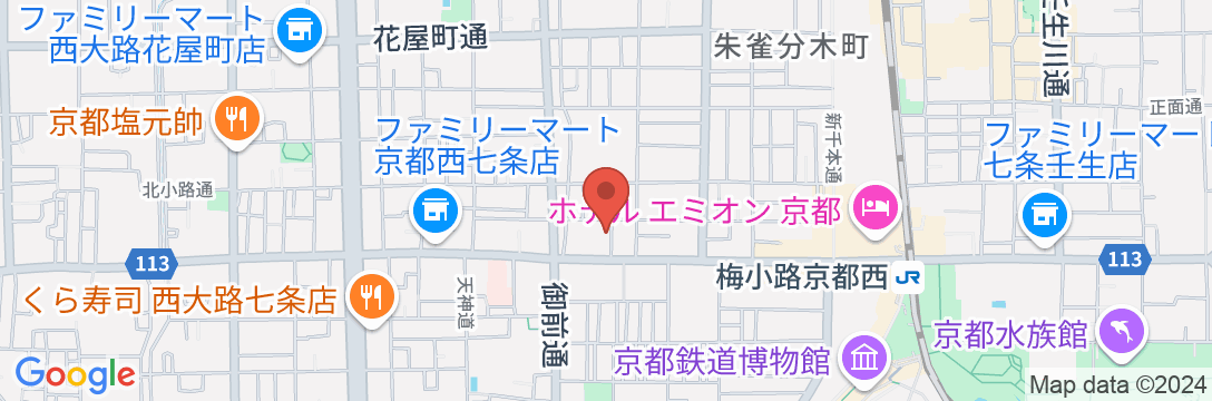 GUEST HOUSE お茶やの地図