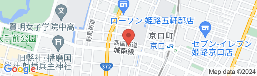 シロノシタゲストハウス 姫路のお宿の地図