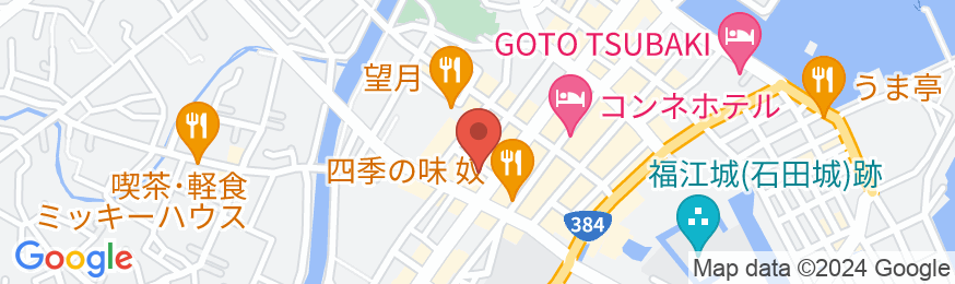 ホテルダウンタウン <五島・福江島>の地図