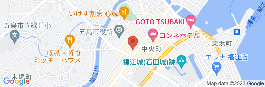 ホテルダウンタウン <五島・福江島>の地図