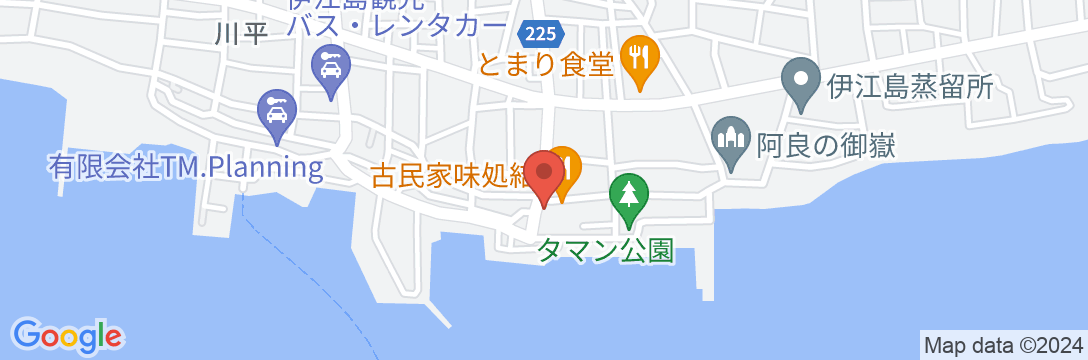 伊江島KOKORO HOUSE <伊江島>の地図
