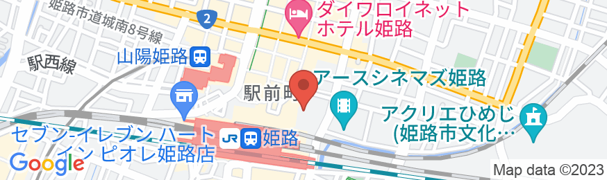 ホテルモントレ姫路の地図