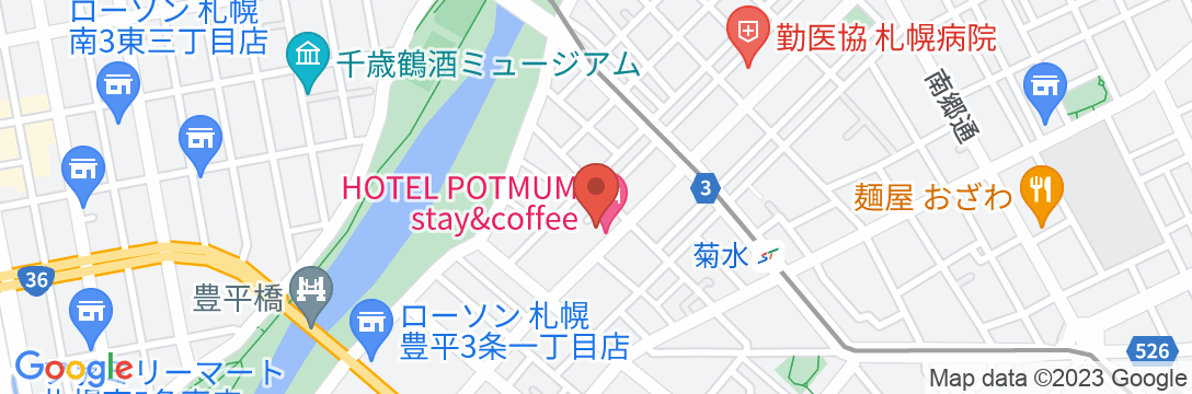 HOTEL POTMUM(ポットマム)の地図