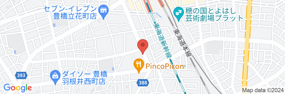 ニュー東洋ホテル2<豊橋駅西口>の地図