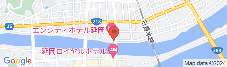 エンシティホテル延岡の地図