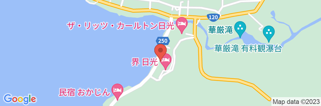 民宿 白樺<栃木県>の地図