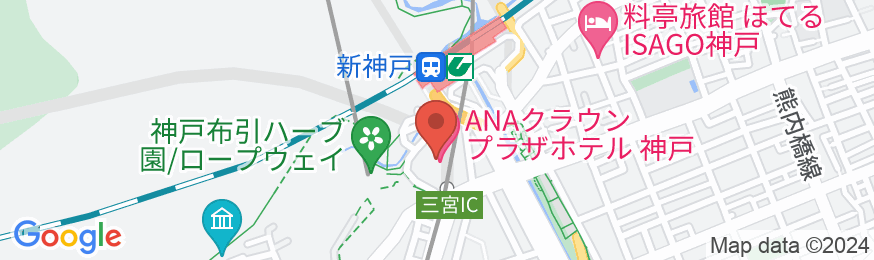 ANAクラウンプラザホテル神戸の地図