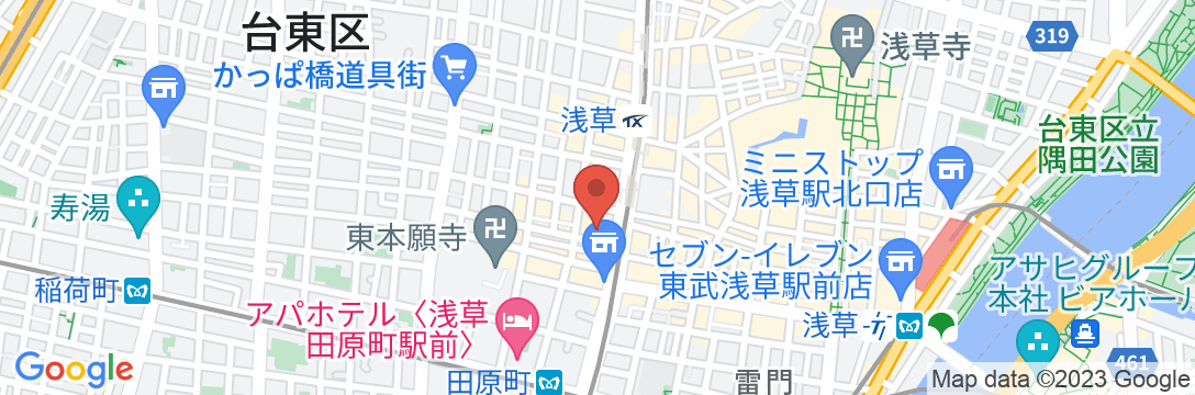 浅草Buttobiの地図