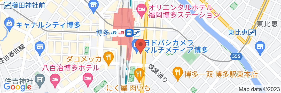 リッチモンドホテル博多駅前の地図
