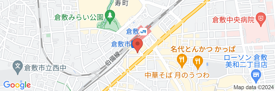 倉敷グローバルホテルの地図