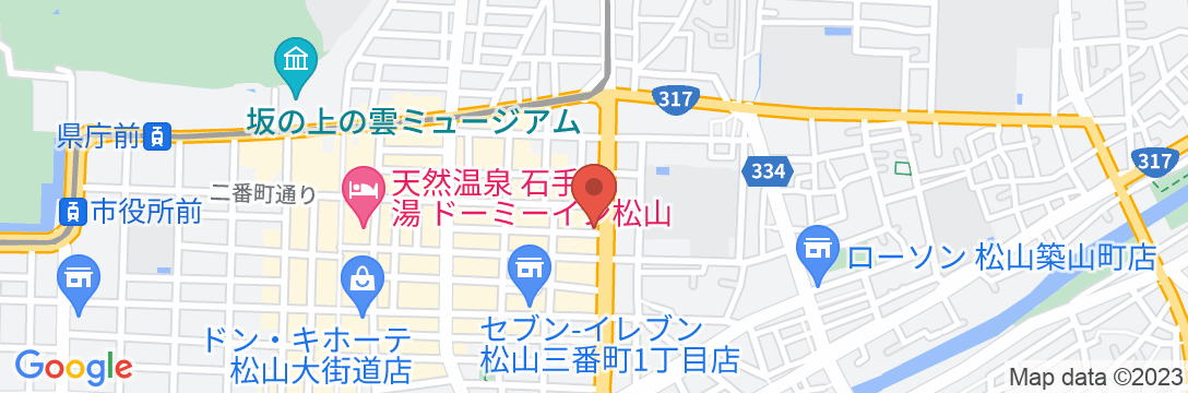 ホテル勝山の地図