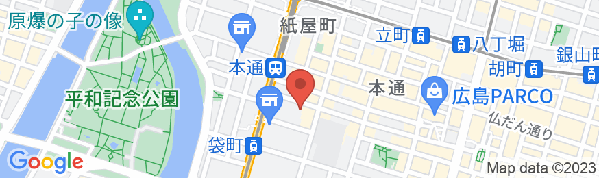 千鳥イン袋町広島の地図