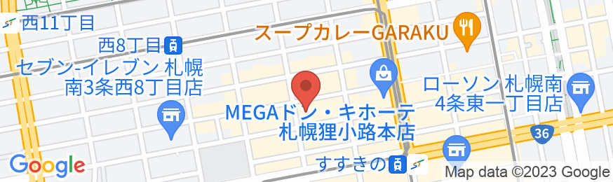 からくさホテル札幌の地図