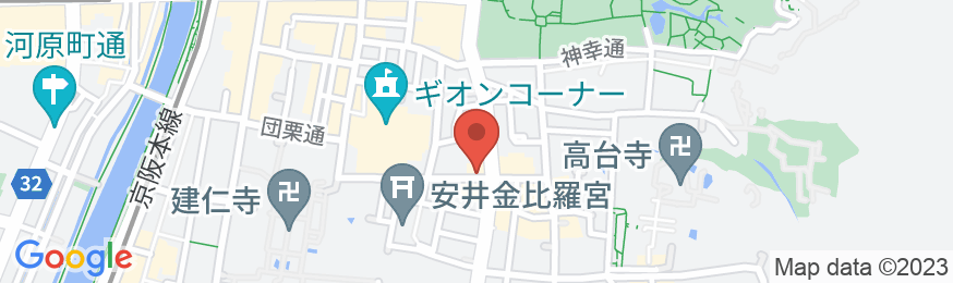京町家 祇園 叶うの地図