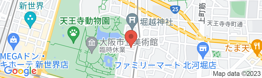 天王寺ラグーンホテルの地図