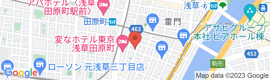 TOKYO-W-INN Asakusaの地図