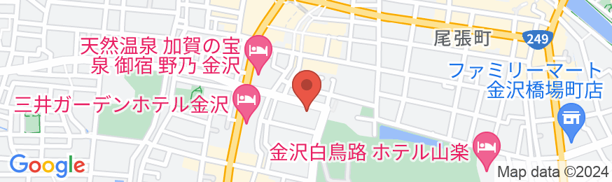 雨庵 金沢の地図