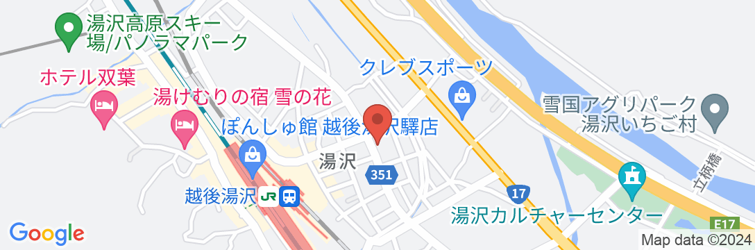 Sansan Yuzawaの地図