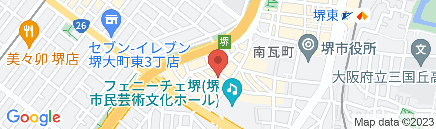 ゲストハウス堺東ニコニコの地図