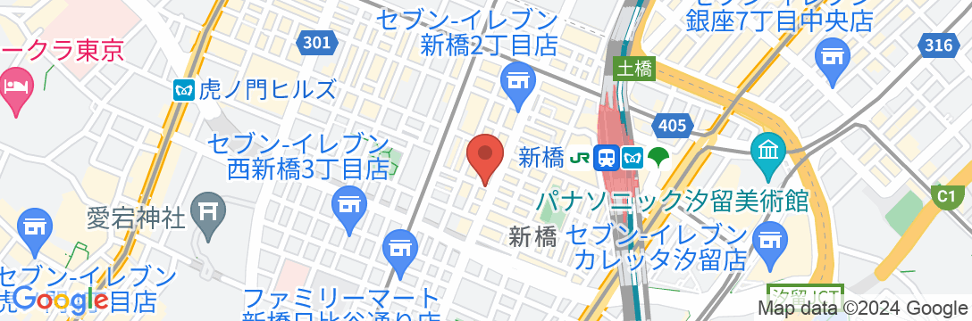 CANDEO HOTELS(カンデオホテルズ)東京新橋の地図