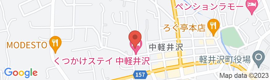 くつかけステイ 中軽井沢の地図