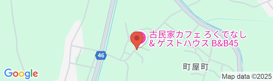 古民家体験型ゲストハウスB&B45の地図