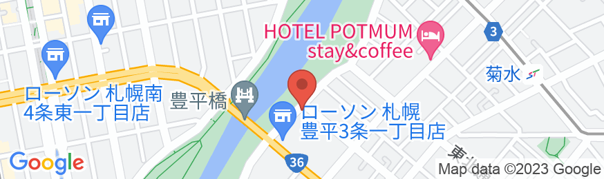 札幌ゲストハウス 成屋の地図
