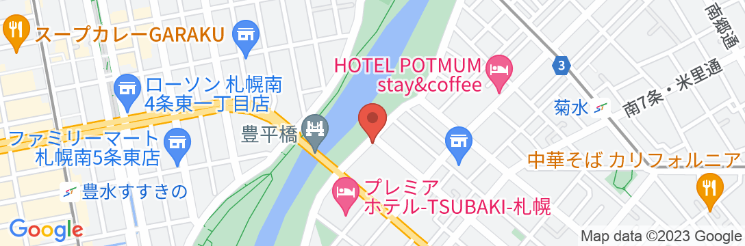 札幌ゲストハウス 成屋の地図