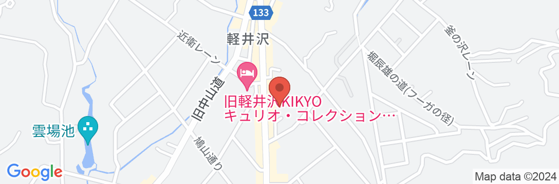 ルシアン旧軽井沢(共立リゾート)の地図