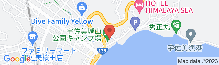 旅乃家 宇佐美温泉 海ホテルの地図