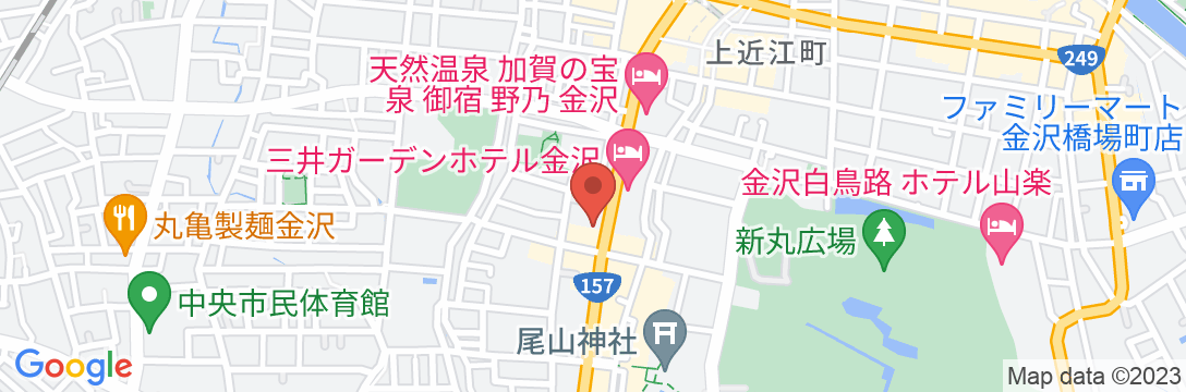 KUMU 金沢 by THE SHARE HOTELSの地図