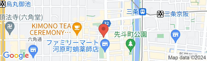 ザ ミレニアルズ京都(THE MILLENNIALS)の地図